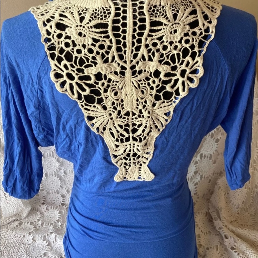 Blue laced American Dream shirt size S